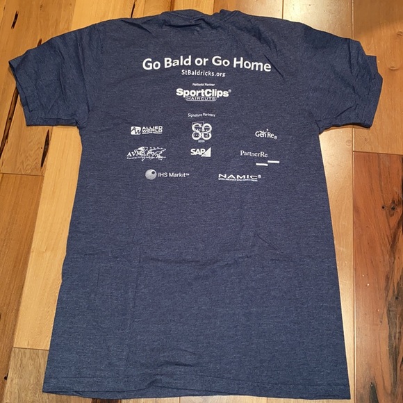 NWOT~ ST.BALDRICKS CHILDHOOD CANCER FUNDRAISER T-SHIRT~MENS SMALL - Picture 4 of 4